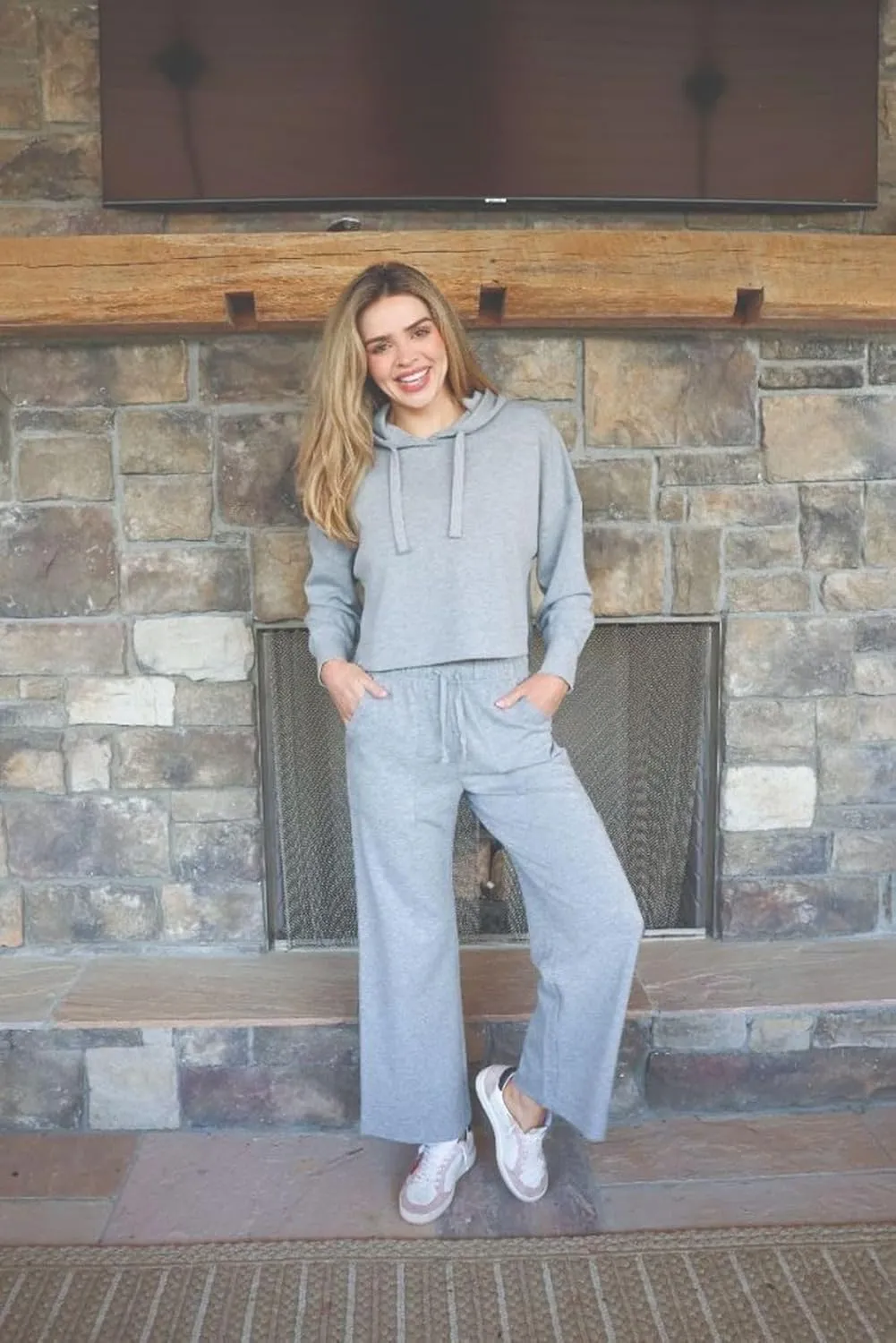Simply Southern Women's Fashion Cropped Hoodie