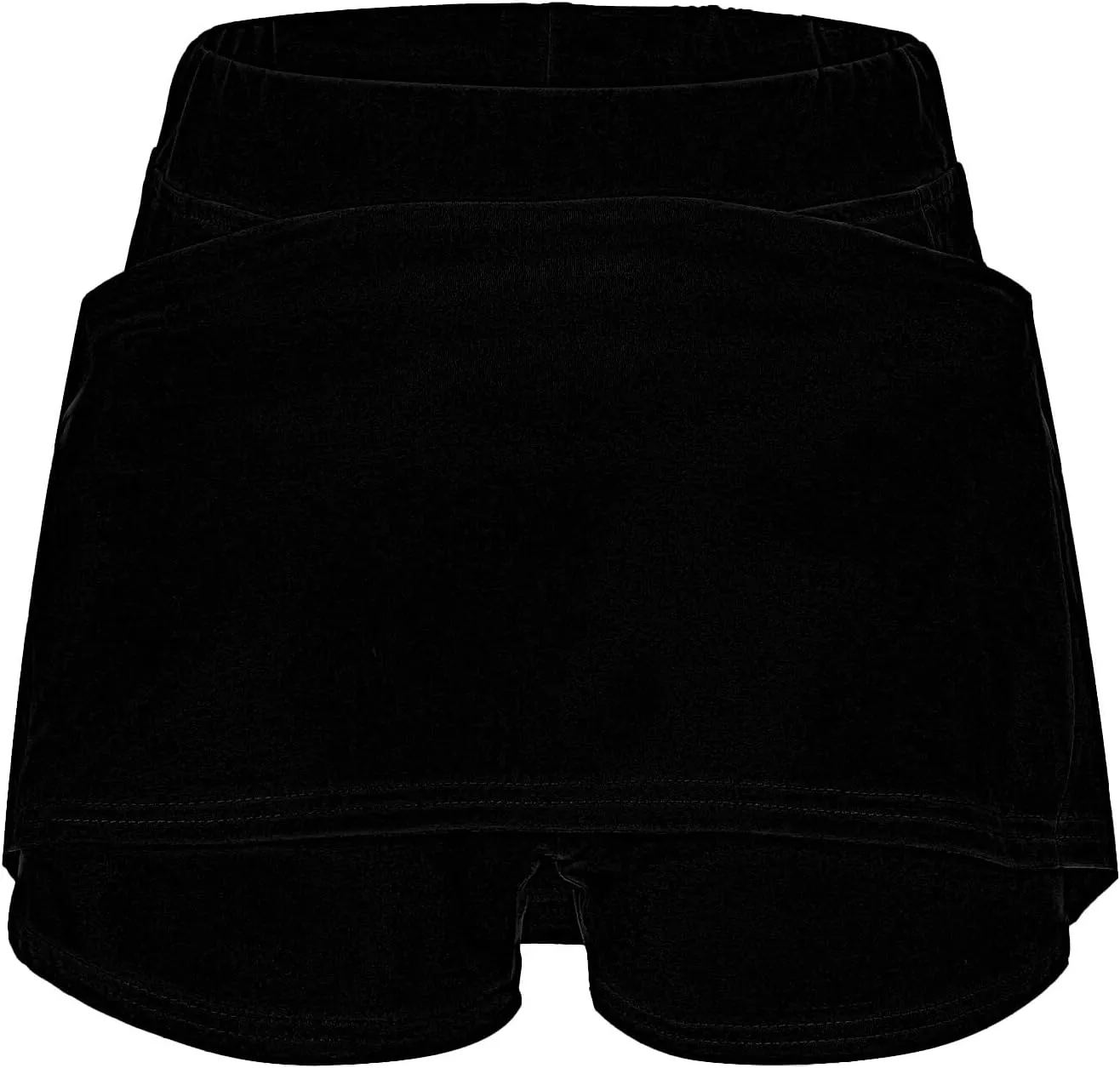Skorts for Woman Plus Size Tummy Control Yoga Culottes Lightweight Quick Dry Tennis Golf Skirts with Shorts Underneath