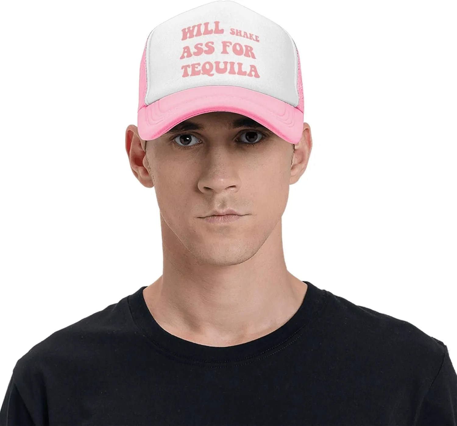 Sorry About My Husband Funny Trucker Hat for Women Baseball Cap Breathable Mesh Pink Hat