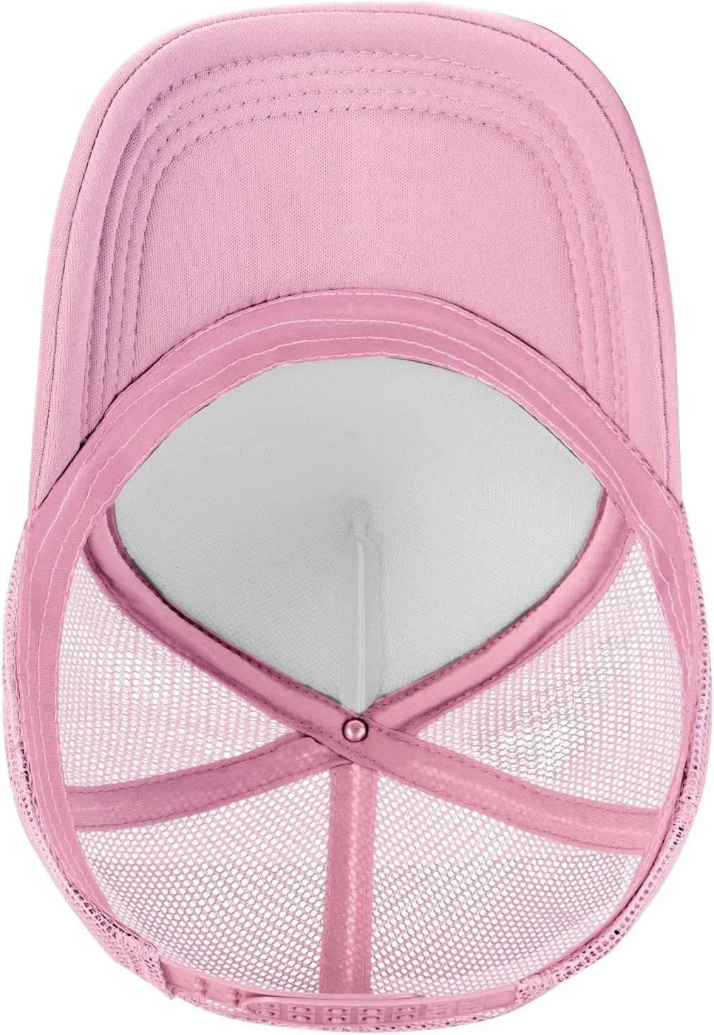 Sorry About My Husband Funny Trucker Hat for Women Baseball Cap Breathable Mesh Pink Hat