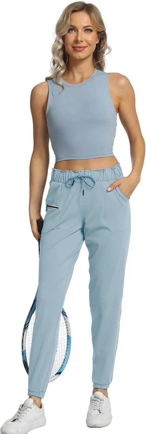 Sports Bras for Women Removable Padded Athletic Yoga Running Crop Tops Sleeveless Gym Workout Tops