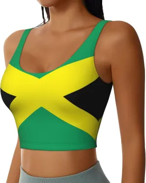Sports Bras for Women - Running Bra Sleeveless Fitness Workout Crop Tops - High Impact Strappy Yoga Workout Bra