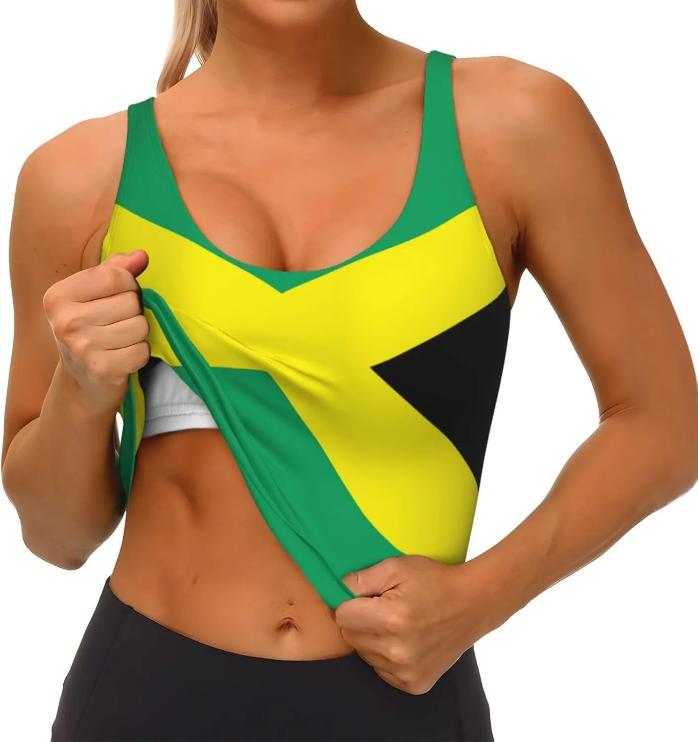 Sports Bras for Women - Running Bra Sleeveless Fitness Workout Crop Tops - High Impact Strappy Yoga Workout Bra