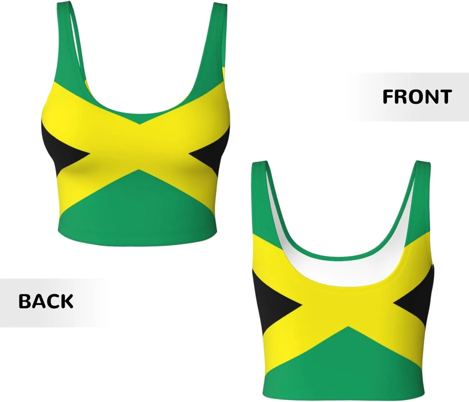 Sports Bras for Women - Running Bra Sleeveless Fitness Workout Crop Tops - High Impact Strappy Yoga Workout Bra
