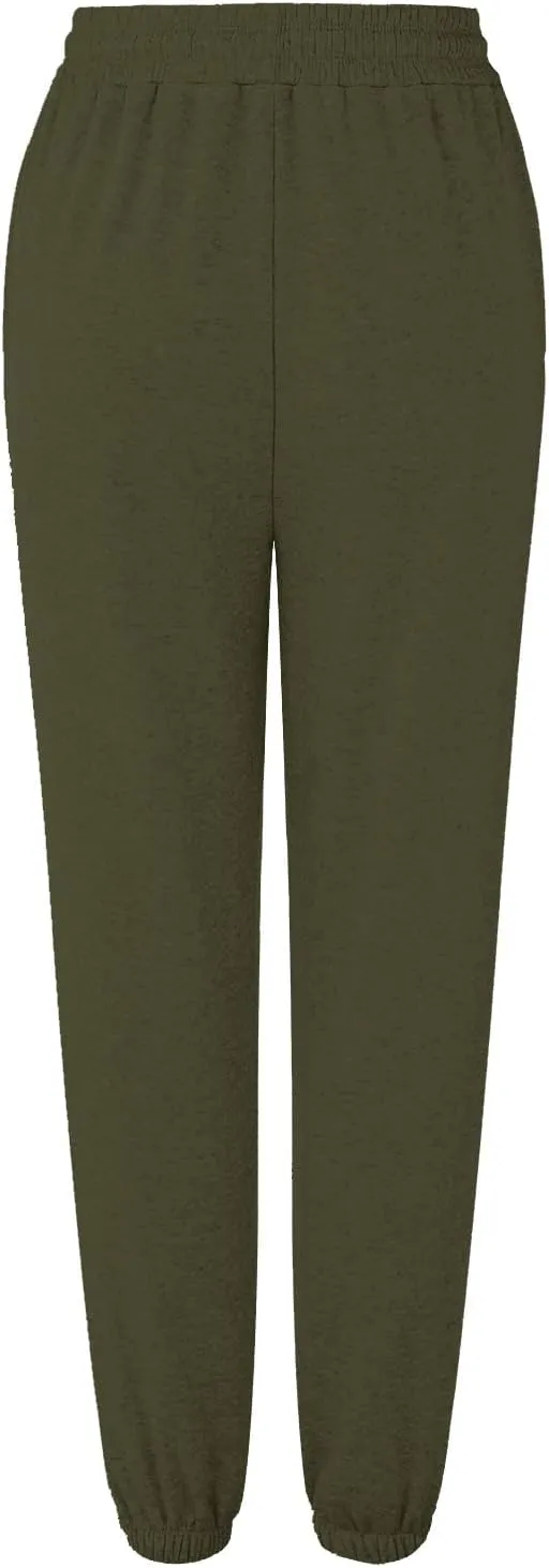 Sweatpants for Women 2024 Loose Fit Sport Yoga Pants Trendy Casual Wide Leg Pants Stylish Running Lounge Pant Trousers