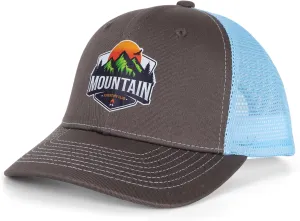 Trucker Hats for Men - Blank Baseball Cap Teenagers Snapback Adjustable Breathable Mesh Back Cap Plain