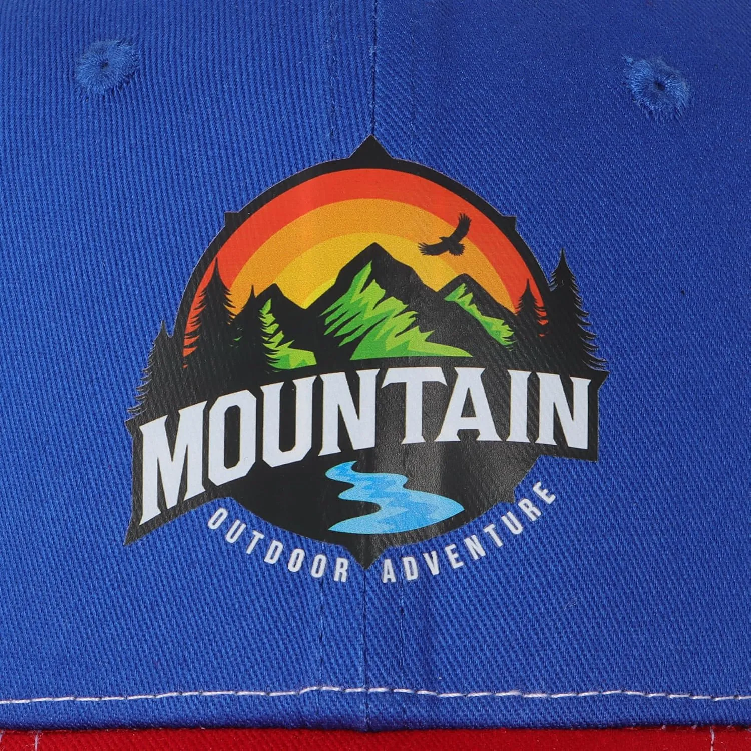 Trucker Hats for Men - Blank Baseball Cap Teenagers Snapback Adjustable Breathable Mesh Back Cap Plain
