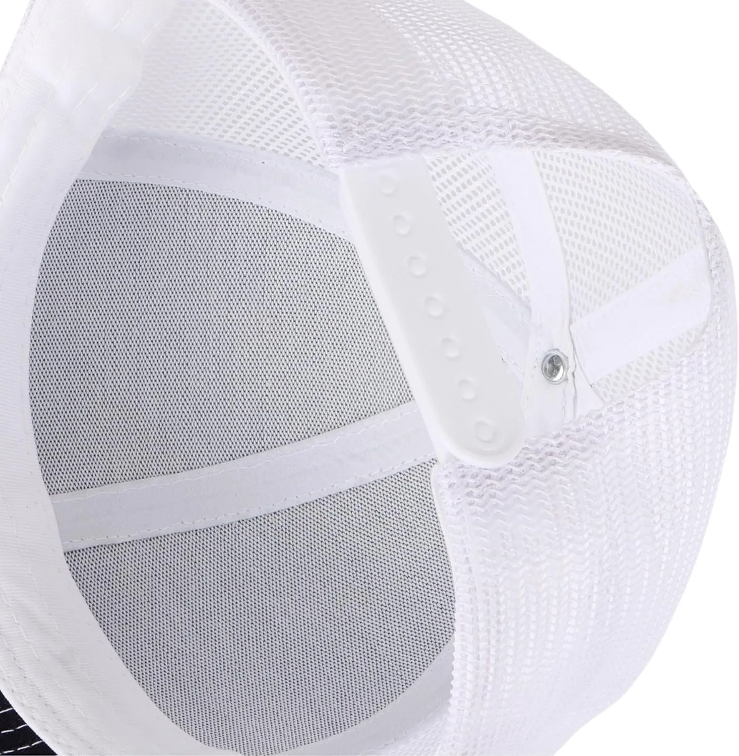 Trucker Hats for Men - Blank Baseball Cap Teenagers Snapback Adjustable Breathable Mesh Back Cap Plain
