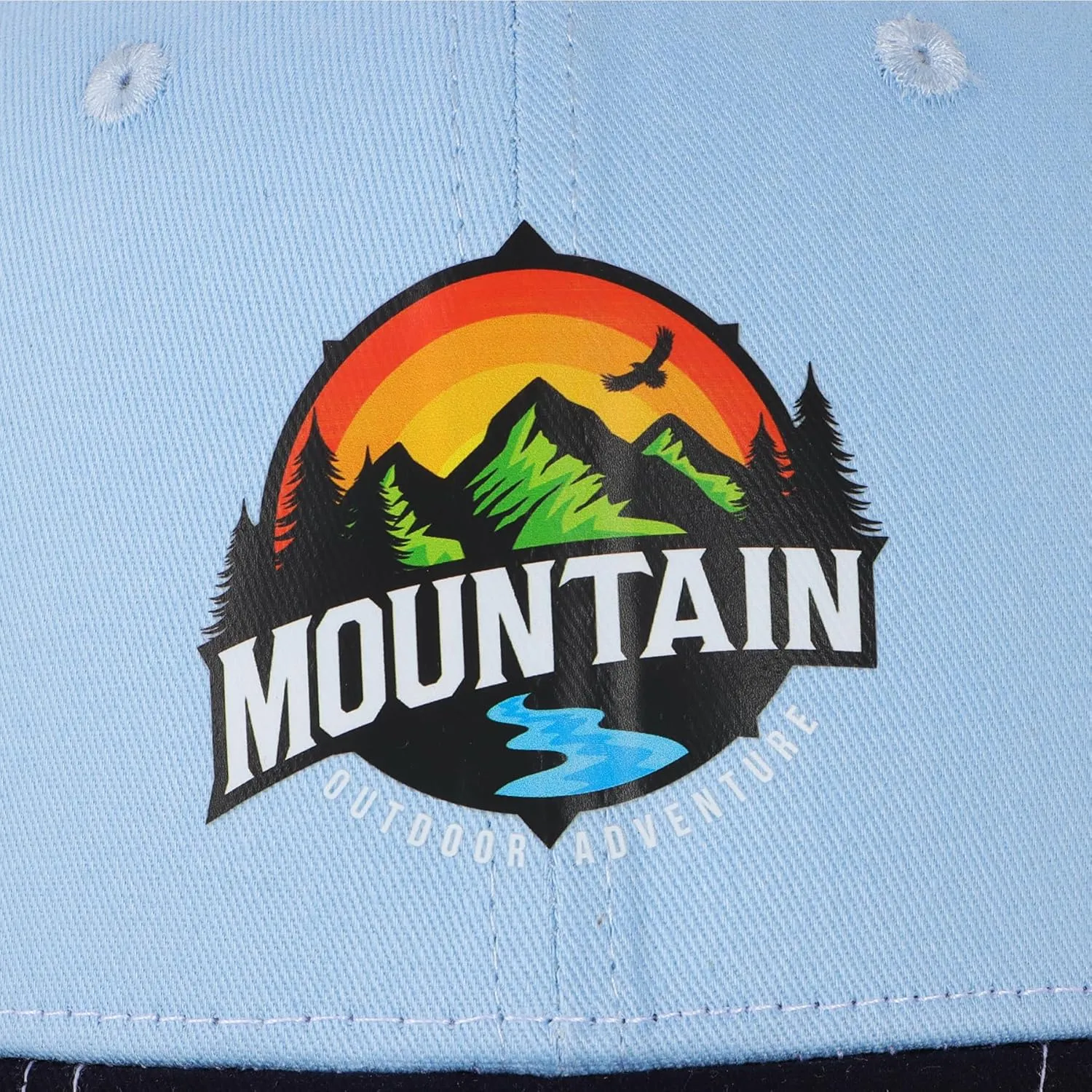 Trucker Hats for Men - Blank Baseball Cap Teenagers Snapback Adjustable Breathable Mesh Back Cap Plain