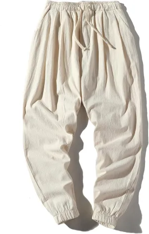 Unisex Glide Pants, Deniluxe Glidepants - Unisex Quick Dry Pull-On Stretch Pants, Mens Classic Drawstring Pant Light Thin
