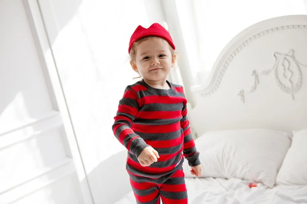 VAENAIT BABY 12M-12Y Kids Boys Girls Unisex Toddler Colorful Stripe/Simple Holiday Sleepwear Pajama 2pcs Set