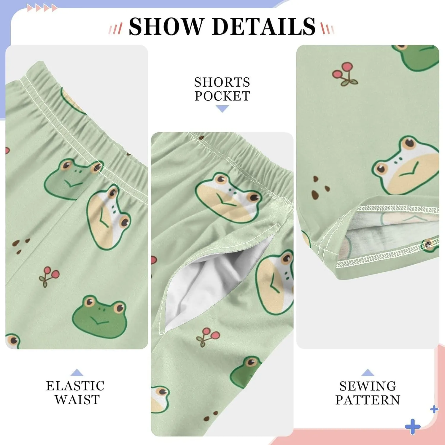 visesunny Joggers Pants for Boys Sweatpants Elastic Waist Animal Printed Long Bottoms Athletic Trousers with Pocket Size S-XL