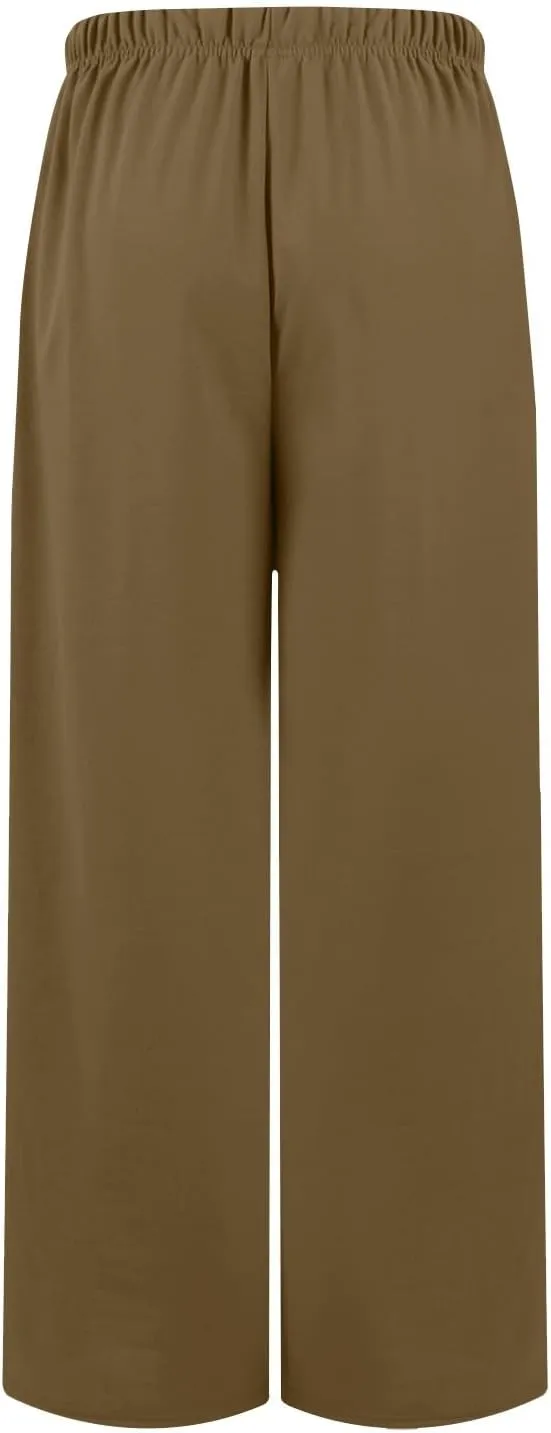 Wide Leg Sweatpants Women Baggy Joggers High Waisted Sweat Pants Lounge Straight Leg Pull on Jogger Pants with Pockets