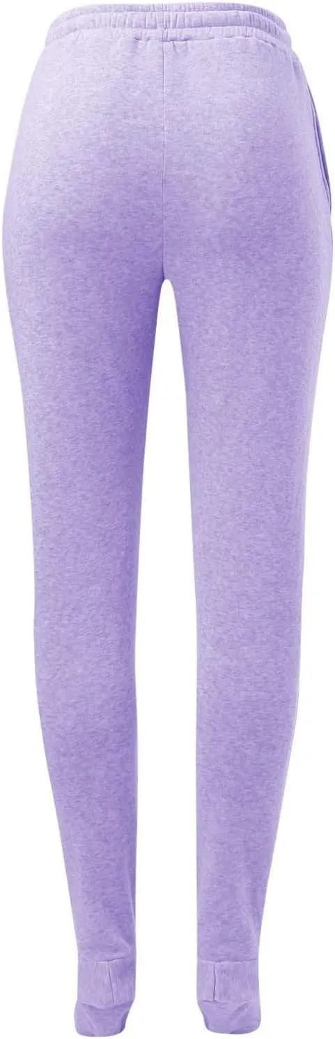 Women Footed Sweatpants Sherpa Fleece Lined Drawstring Pants Winter Soft Warm Nightwear Loungewear Solid Footed Loose Pajamas