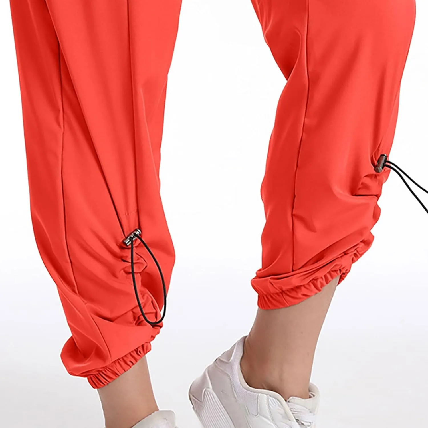 Women Sweatpants Joggers Long High Waisted Y2k Baggy Pants Trendy Lounge Athletic Bottom Trouser with Pockets
