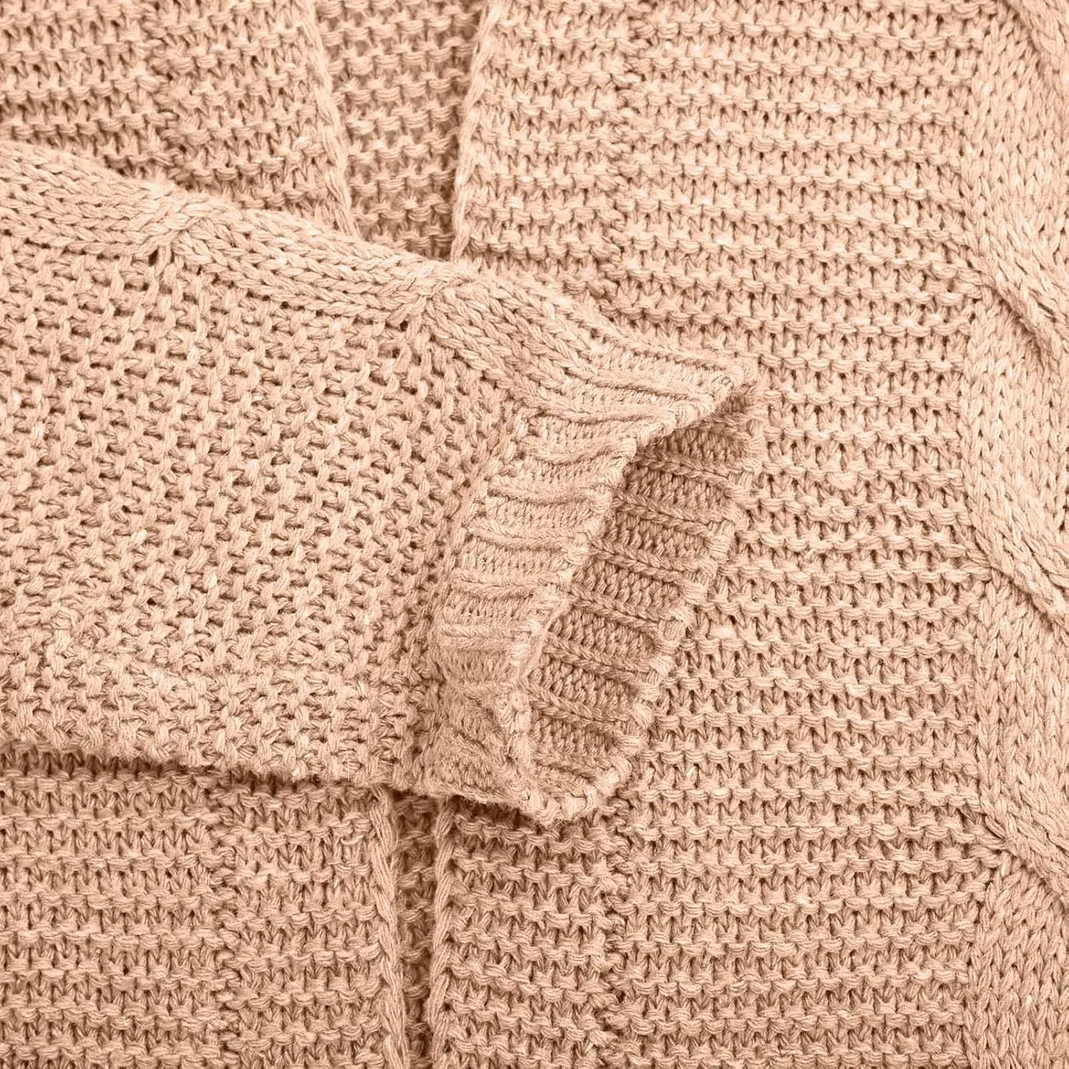 Womens 2024 Fall Winter Clothes Open Front Chunky Knit Hoodies Sweater Loose Long Sleeve Cardigan Casual Outwear Coat