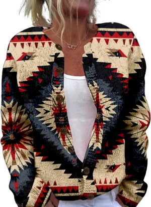 Women's Cable Knit Cardigan Open Front Button Down Oversized Soft Cardigan Sweaters Fall Winter Outwear