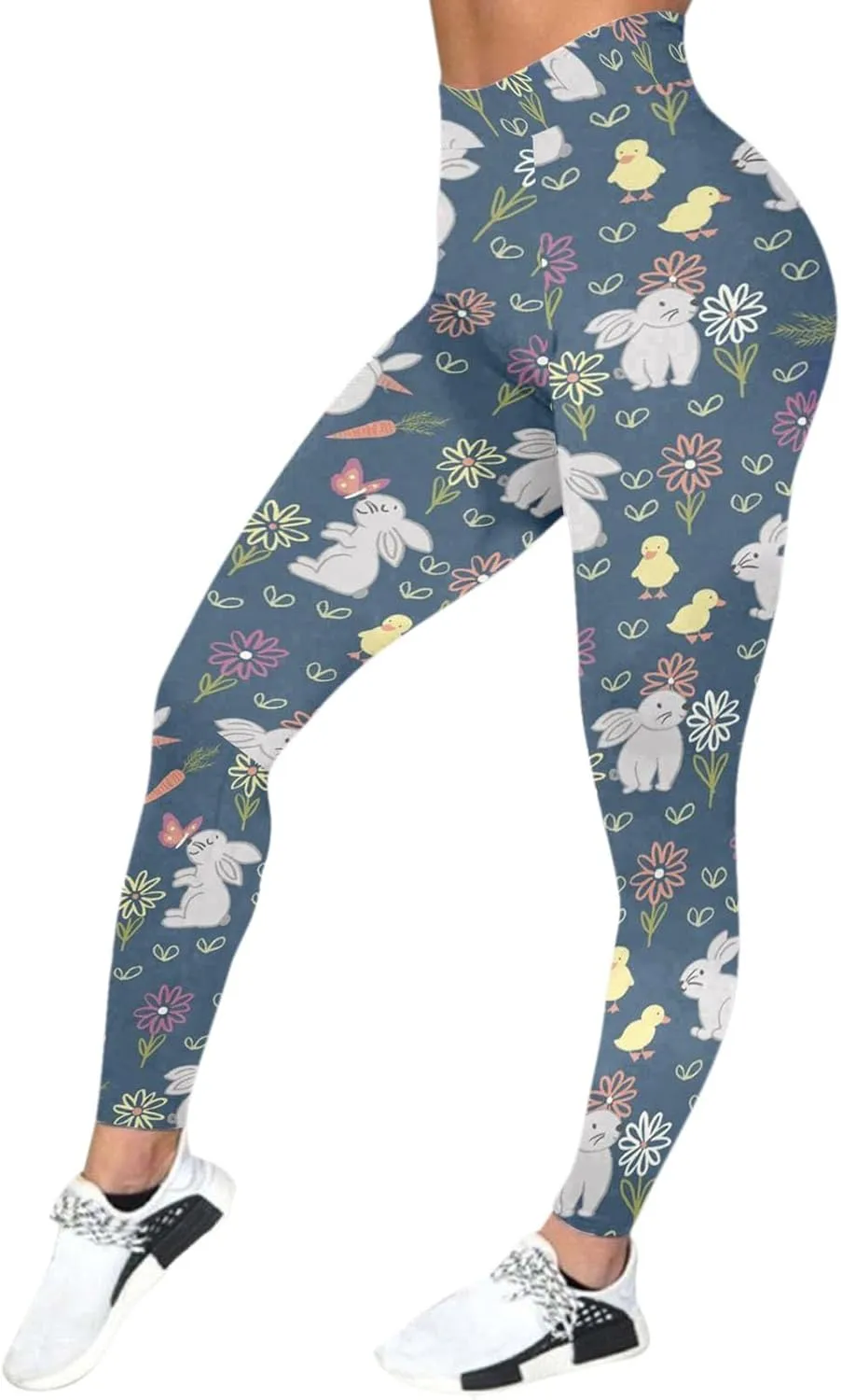 Women's High Rise Tummy Control Trendy Leggings Yoga Casual Butt Lift Exercise Yoga Pants Graphic Seamless Fashion