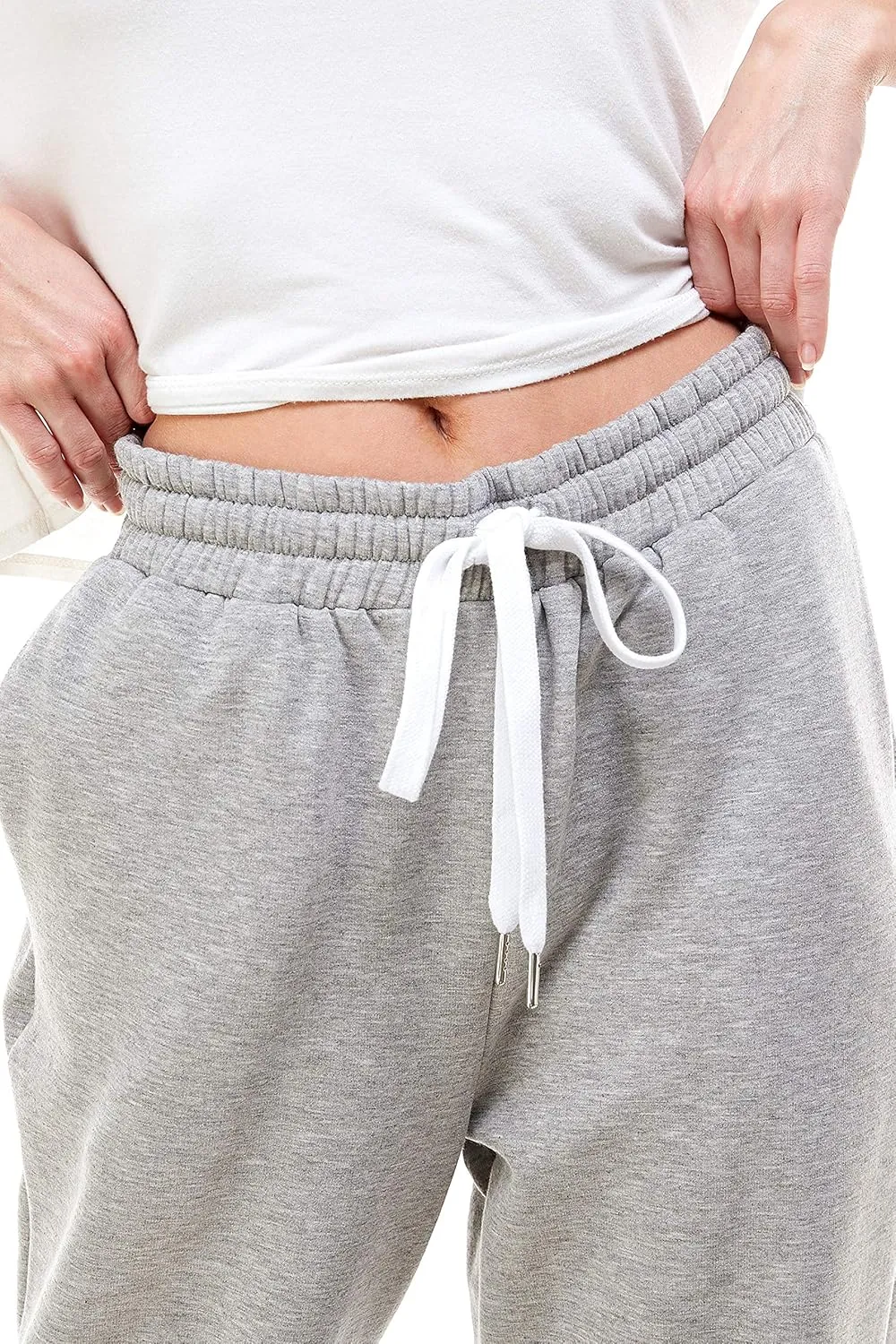 Women's High Waisted Sporty Gym Athletic Fit Jogger Sweatpants and Loose fit Lounge Trousers Plus Size Lounge Pant