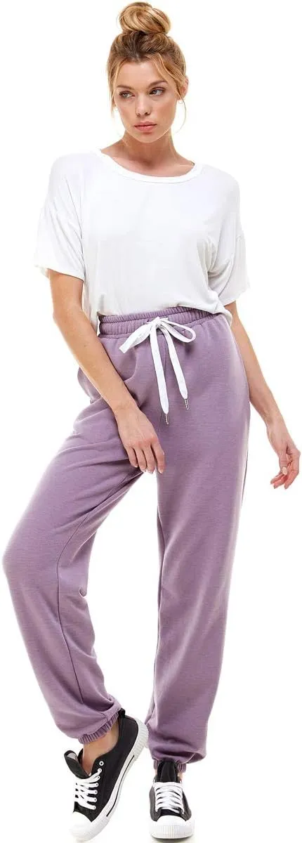 Women's High Waisted Sporty Gym Athletic Fit Jogger Sweatpants and Loose fit Lounge Trousers Plus Size Lounge Pant