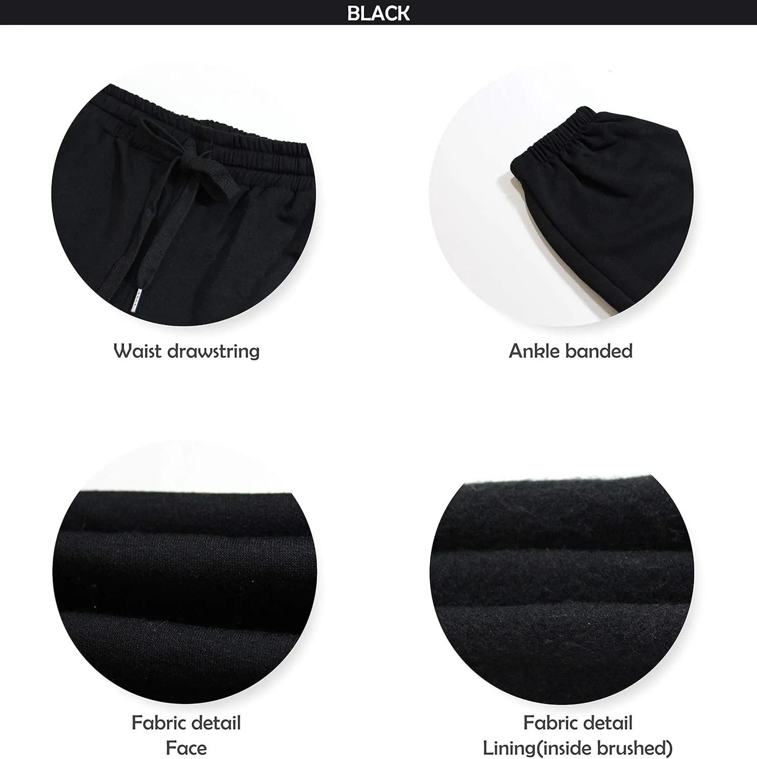 Women's High Waisted Sporty Gym Athletic Fit Jogger Sweatpants and Loose fit Lounge Trousers Plus Size Lounge Pant
