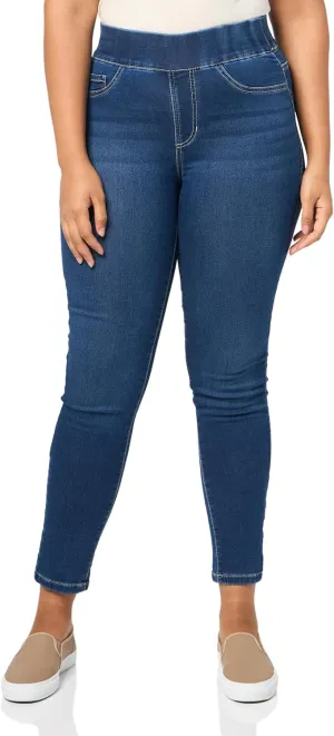 Women's Plus Size Hi Rise Jegging Jean Mid Wash