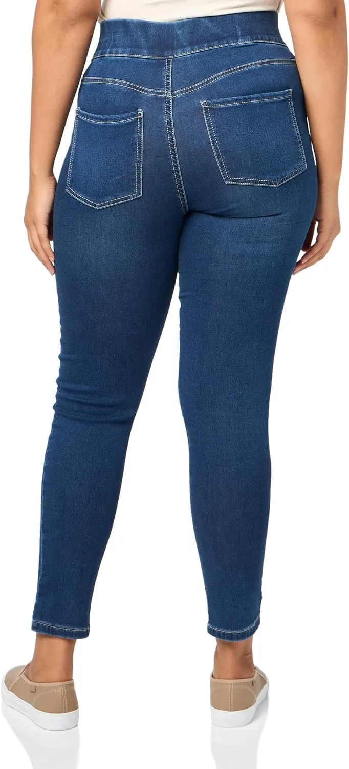Women's Plus Size Hi Rise Jegging Jean Mid Wash