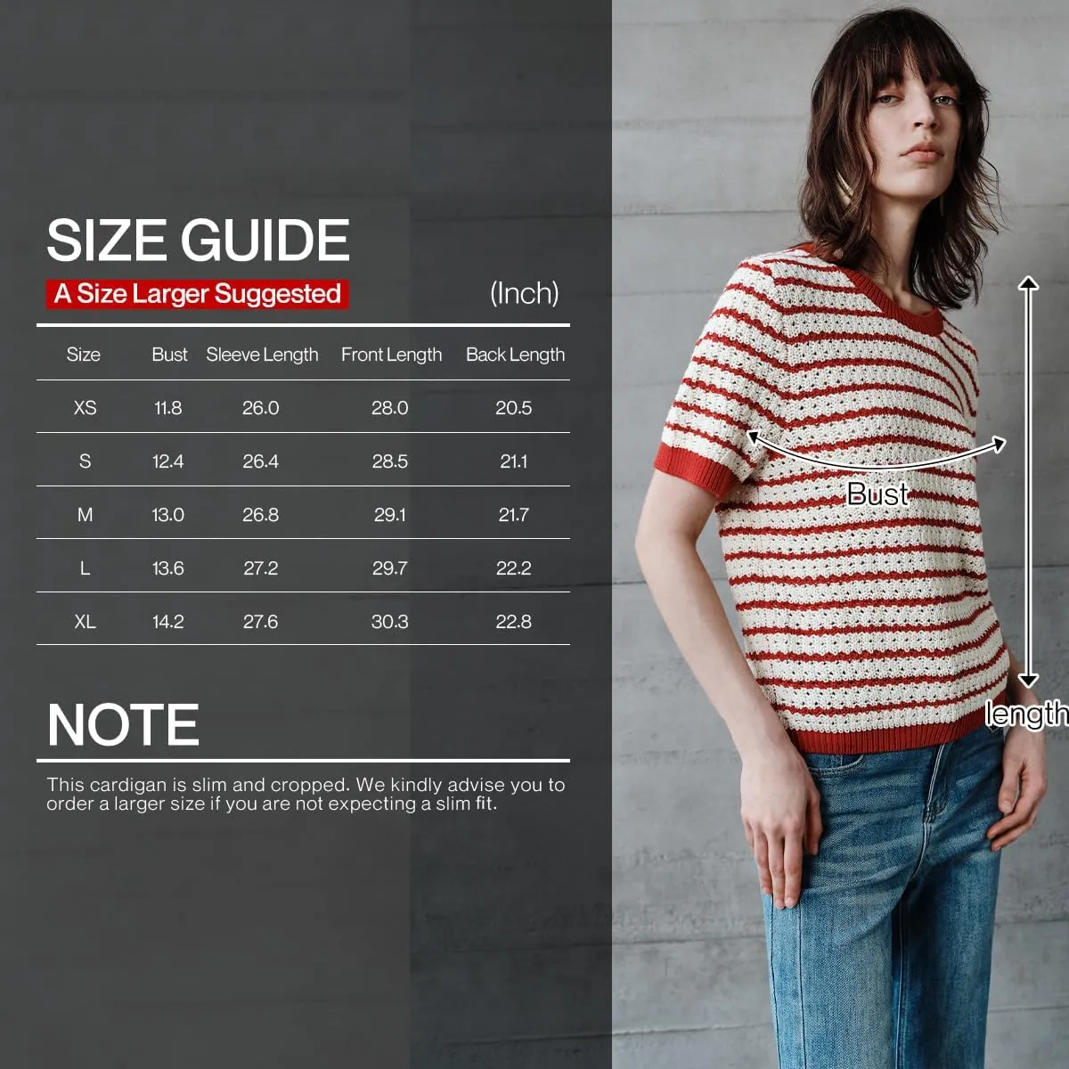 Women's Short Sleeve Sweaters Crewneck Knit Tops Casual Striped 2025 Trendy Soft Summer Blouses
