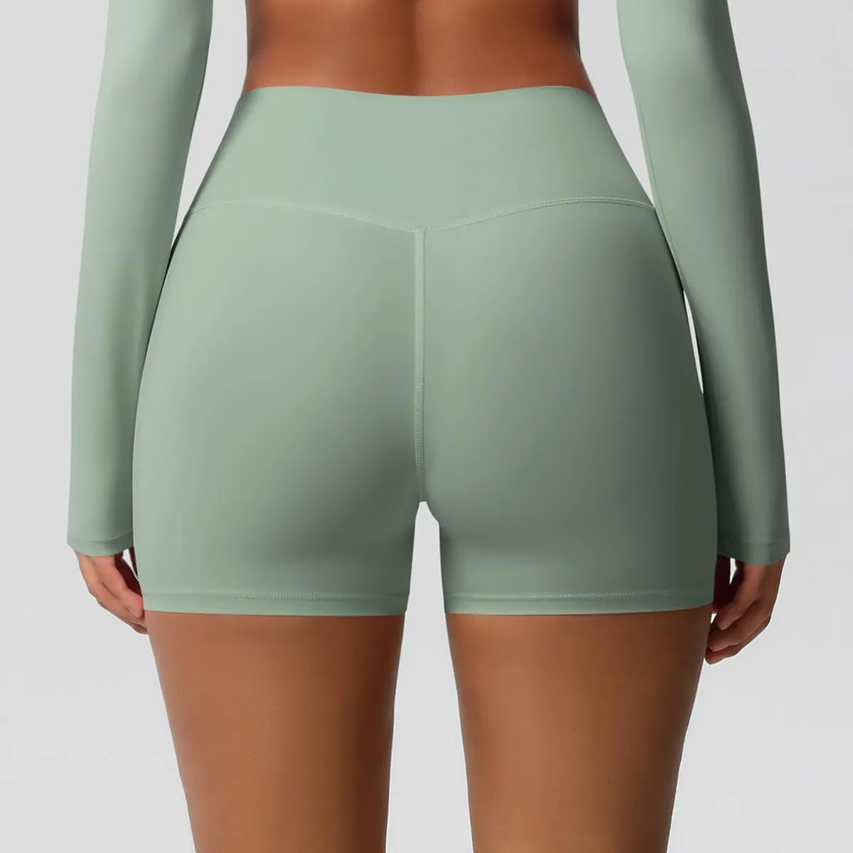 Women's Sports Yoga Shorts High Waist Hip Lift Fitness Running Cycling Quick Dry Breathable Yoga Women's Yoga Shorts