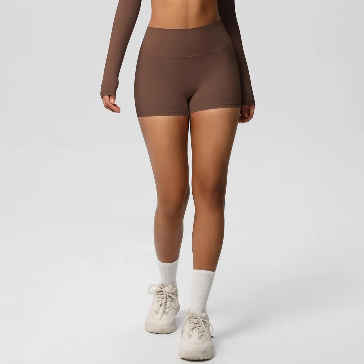 Women's Sports Yoga Shorts High Waist Hip Lift Fitness Running Cycling Quick Dry Breathable Yoga Women's Yoga Shorts