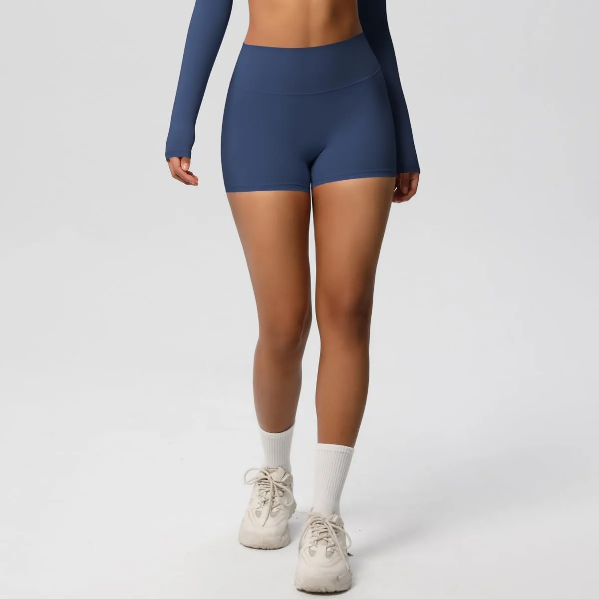 Women's Sports Yoga Shorts High Waist Hip Lift Fitness Running Cycling Quick Dry Breathable Yoga Women's Yoga Shorts
