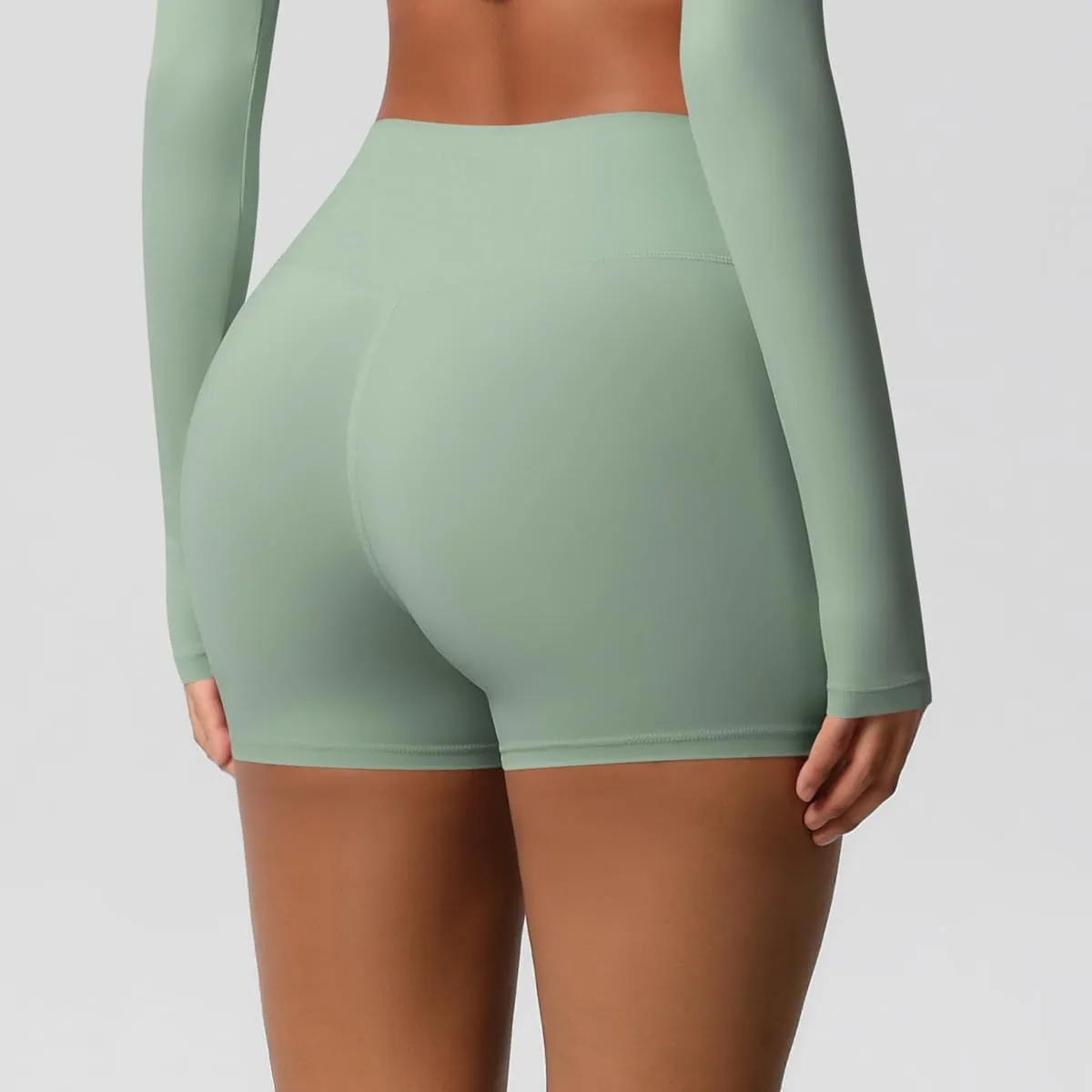 Women's Sports Yoga Shorts High Waist Hip Lift Fitness Running Cycling Quick Dry Breathable Yoga Women's Yoga Shorts