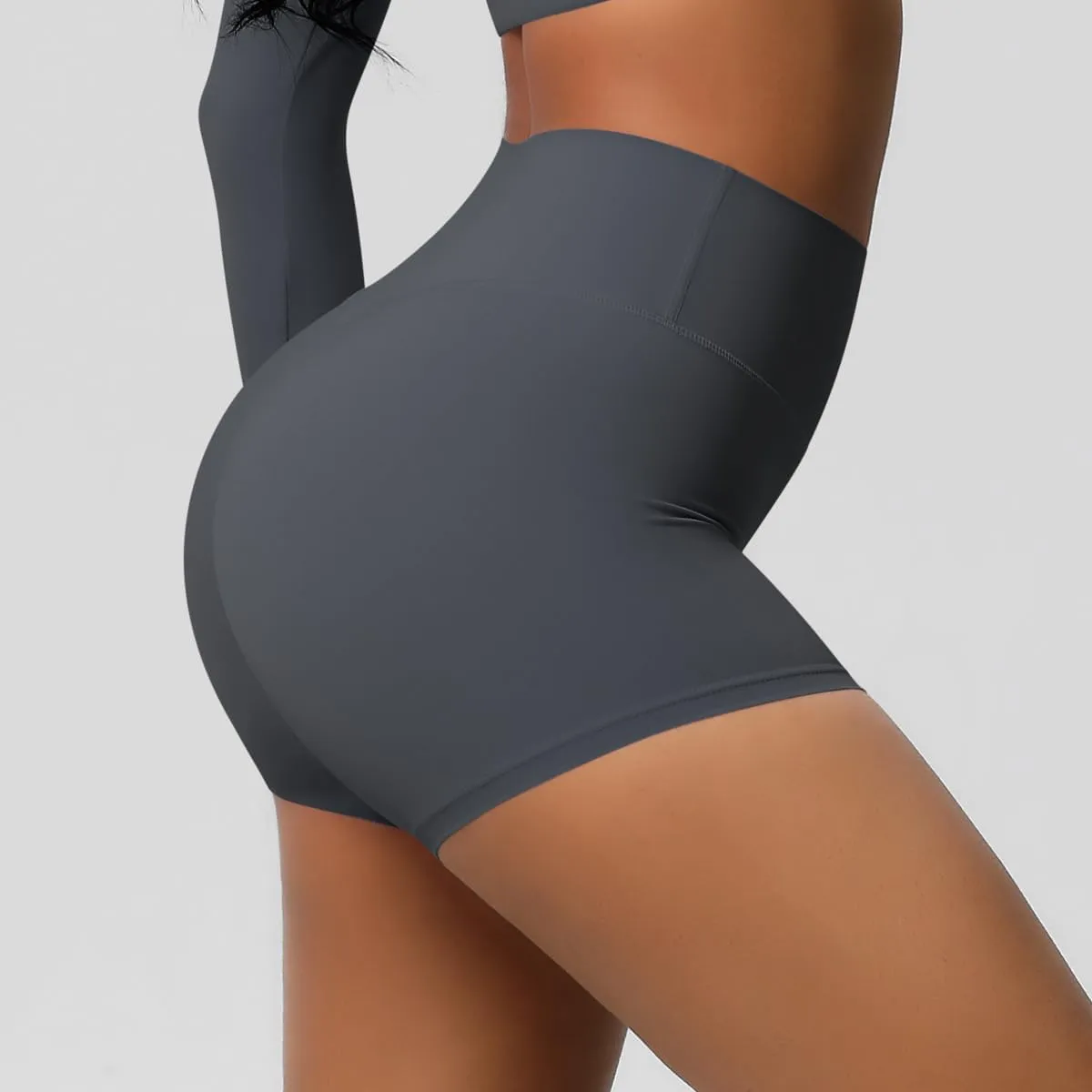 Women's Sports Yoga Shorts High Waist Hip Lift Fitness Running Cycling Quick Dry Breathable Yoga Women's Yoga Shorts