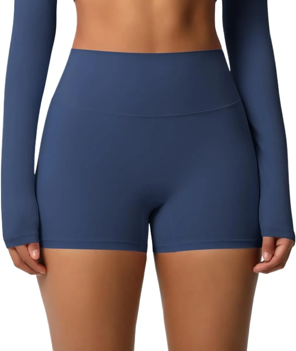 Women's Sports Yoga Shorts High Waist Hip Lift Fitness Running Cycling Quick Dry Breathable Yoga Women's Yoga Shorts