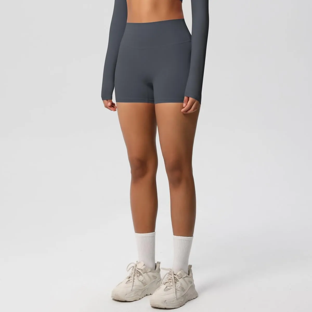 Women's Sports Yoga Shorts High Waist Hip Lift Fitness Running Cycling Quick Dry Breathable Yoga Women's Yoga Shorts