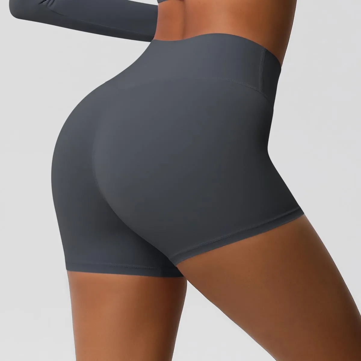 Women's Sports Yoga Shorts High Waist Hip Lift Fitness Running Cycling Quick Dry Breathable Yoga Women's Yoga Shorts