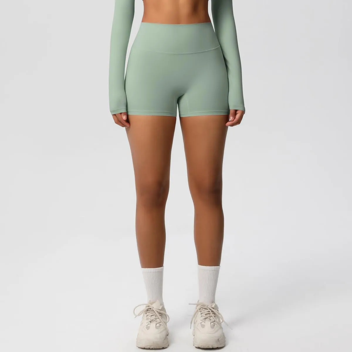 Women's Sports Yoga Shorts High Waist Hip Lift Fitness Running Cycling Quick Dry Breathable Yoga Women's Yoga Shorts
