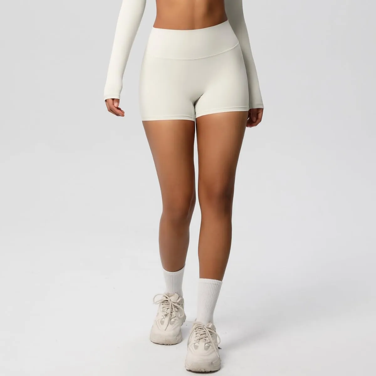 Women's Sports Yoga Shorts High Waist Hip Lift Fitness Running Cycling Quick Dry Breathable Yoga Women's Yoga Shorts
