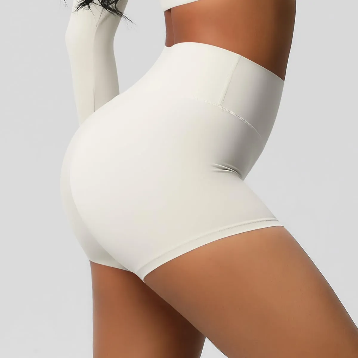 Women's Sports Yoga Shorts High Waist Hip Lift Fitness Running Cycling Quick Dry Breathable Yoga Women's Yoga Shorts