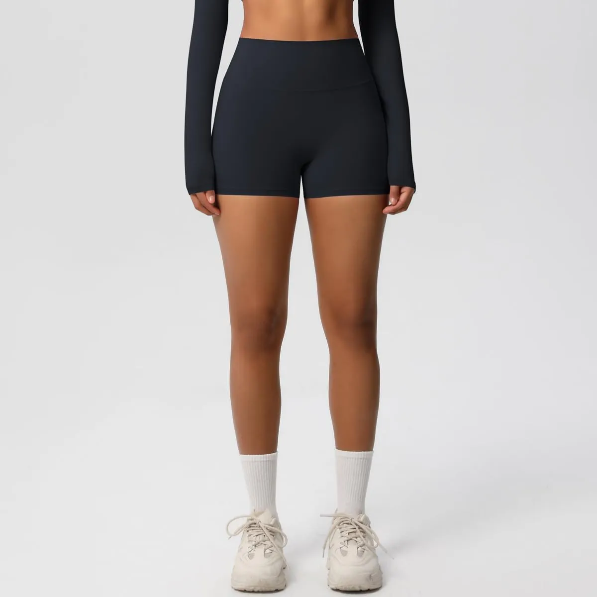 Women's Sports Yoga Shorts High Waist Hip Lift Fitness Running Cycling Quick Dry Breathable Yoga Women's Yoga Shorts