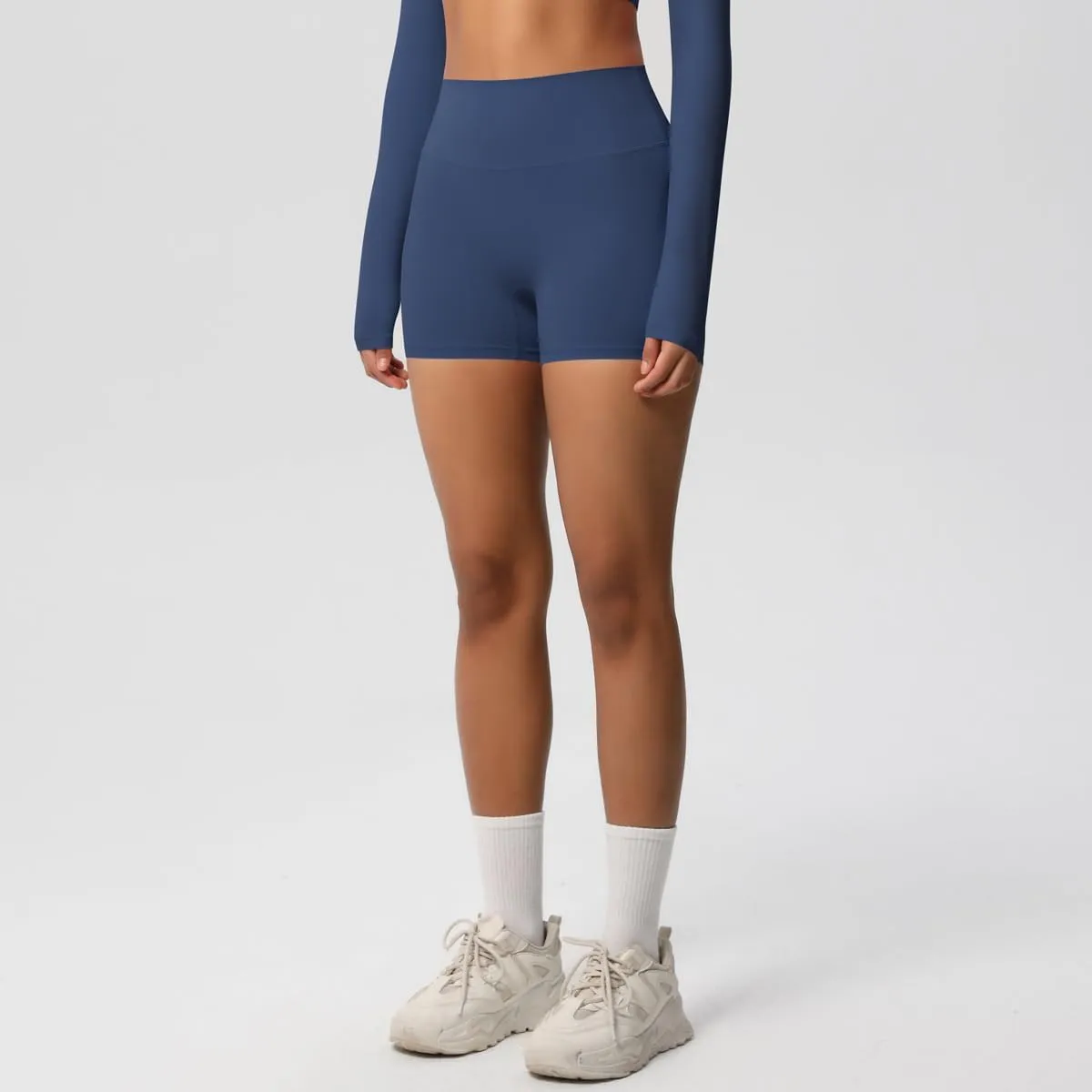 Women's Sports Yoga Shorts High Waist Hip Lift Fitness Running Cycling Quick Dry Breathable Yoga Women's Yoga Shorts