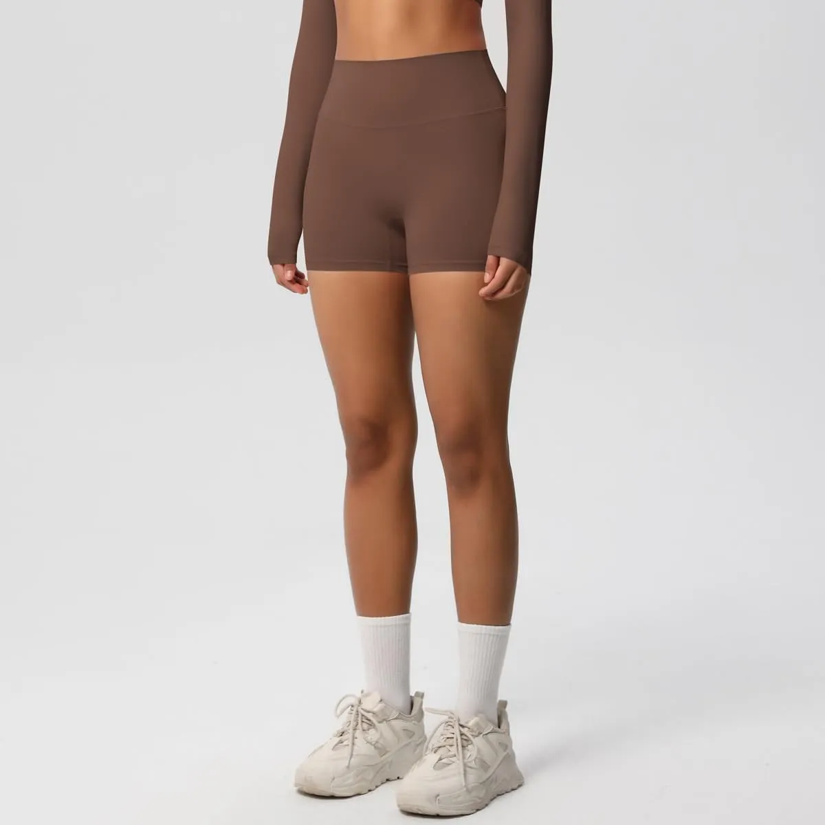 Women's Sports Yoga Shorts High Waist Hip Lift Fitness Running Cycling Quick Dry Breathable Yoga Women's Yoga Shorts