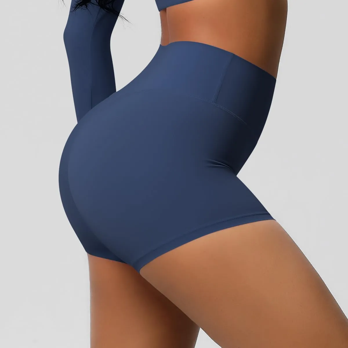 Women's Sports Yoga Shorts High Waist Hip Lift Fitness Running Cycling Quick Dry Breathable Yoga Women's Yoga Shorts