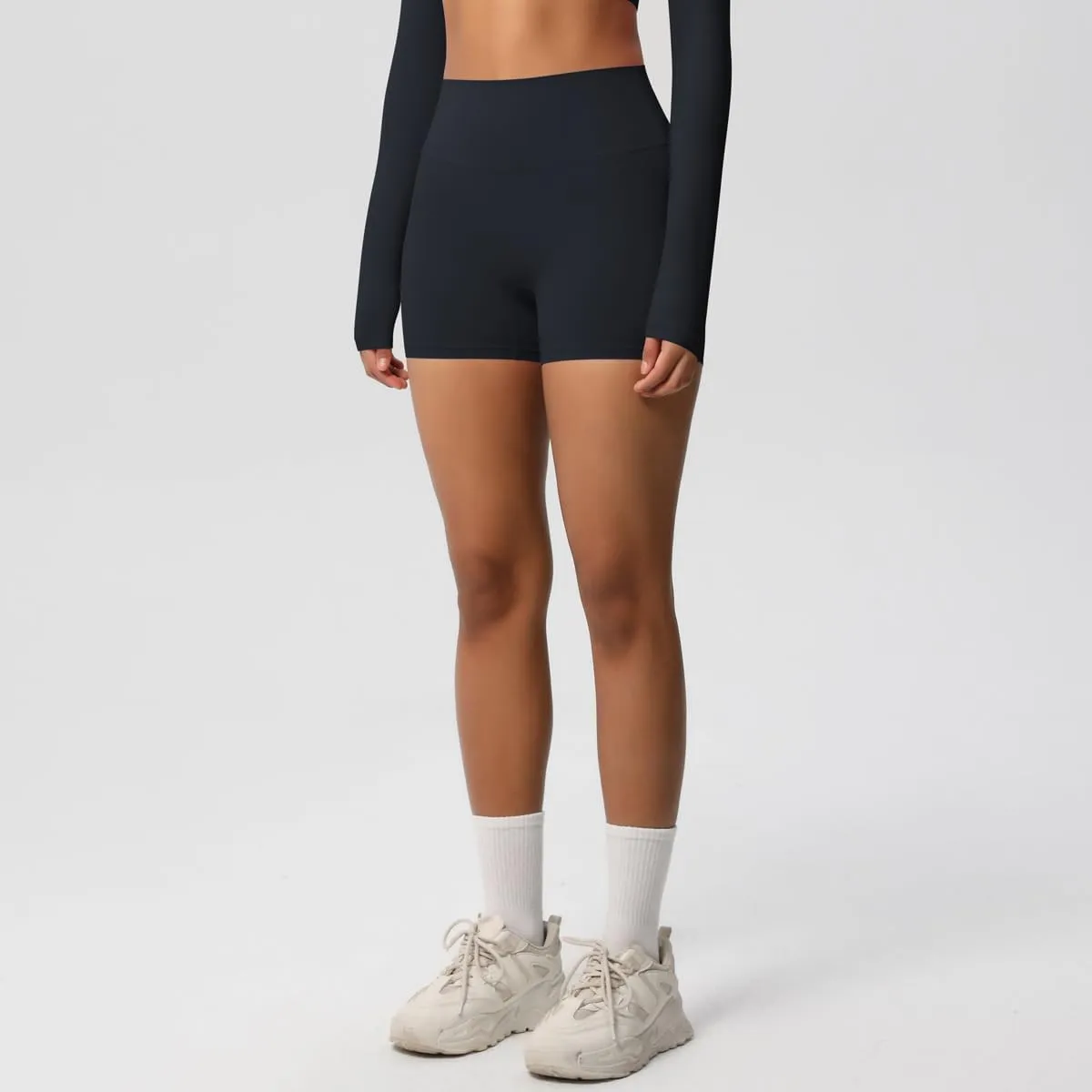 Women's Sports Yoga Shorts High Waist Hip Lift Fitness Running Cycling Quick Dry Breathable Yoga Women's Yoga Shorts