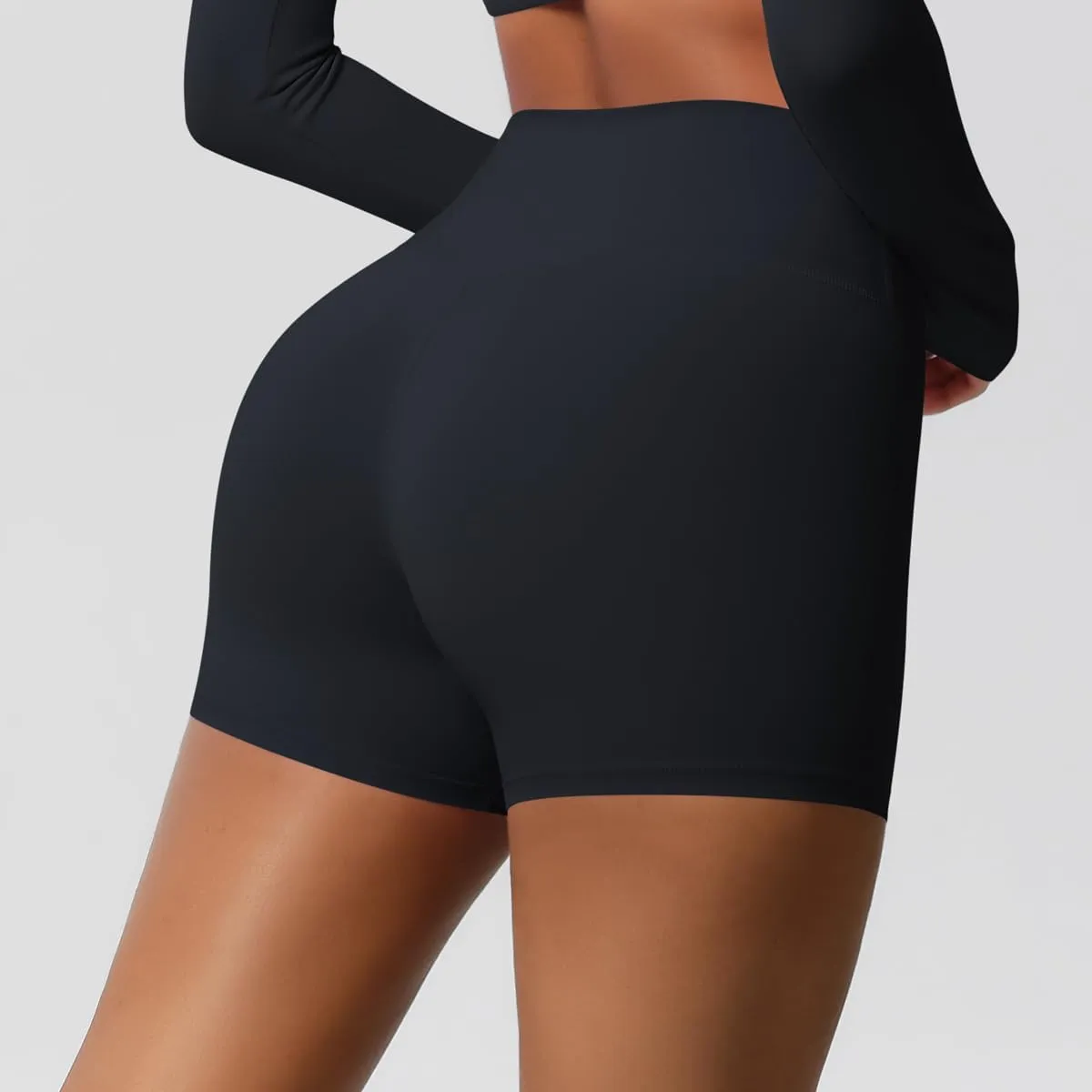 Women's Sports Yoga Shorts High Waist Hip Lift Fitness Running Cycling Quick Dry Breathable Yoga Women's Yoga Shorts