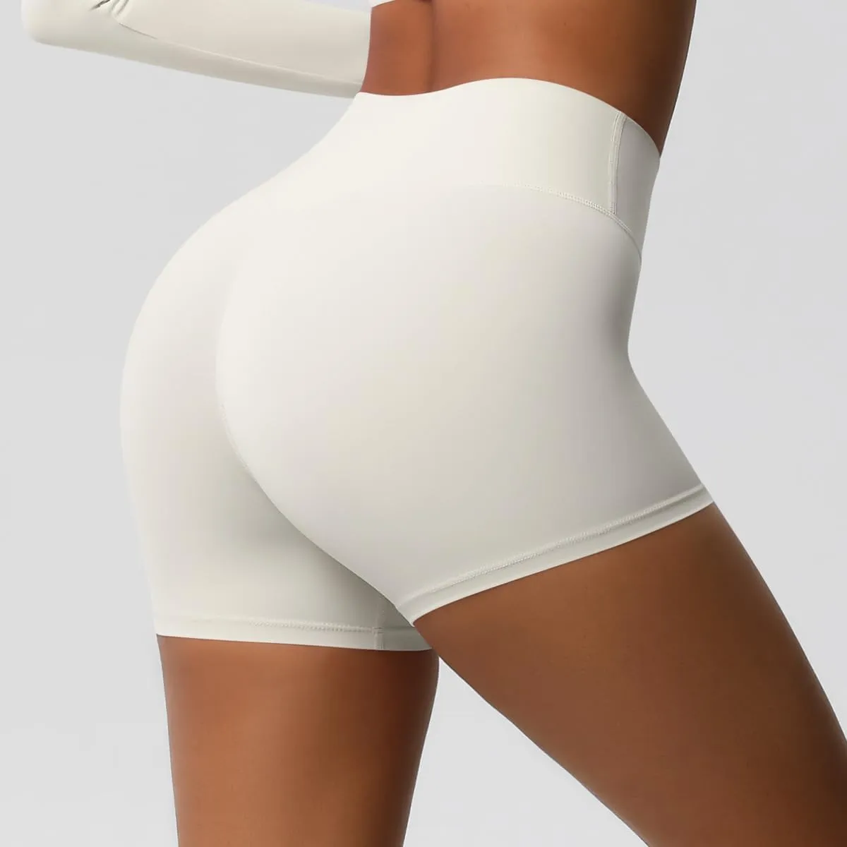 Women's Sports Yoga Shorts High Waist Hip Lift Fitness Running Cycling Quick Dry Breathable Yoga Women's Yoga Shorts