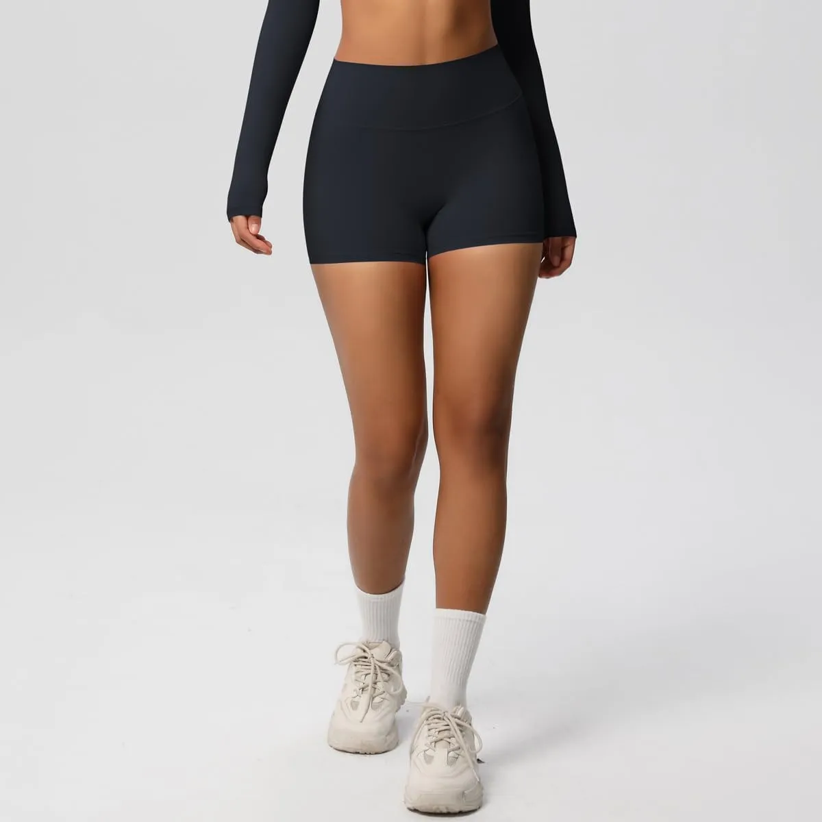 Women's Sports Yoga Shorts High Waist Hip Lift Fitness Running Cycling Quick Dry Breathable Yoga Women's Yoga Shorts