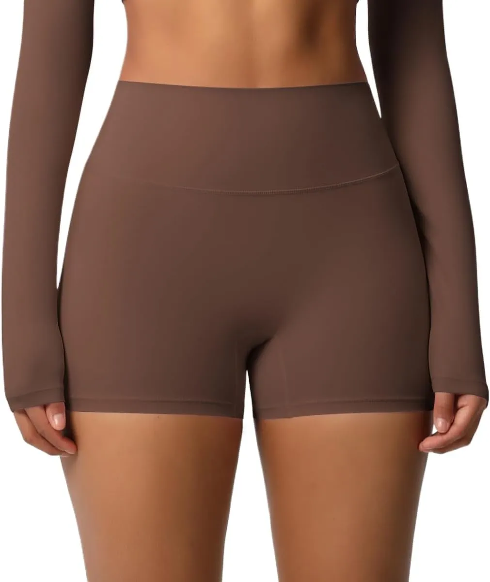Women's Sports Yoga Shorts High Waist Hip Lift Fitness Running Cycling Quick Dry Breathable Yoga Women's Yoga Shorts