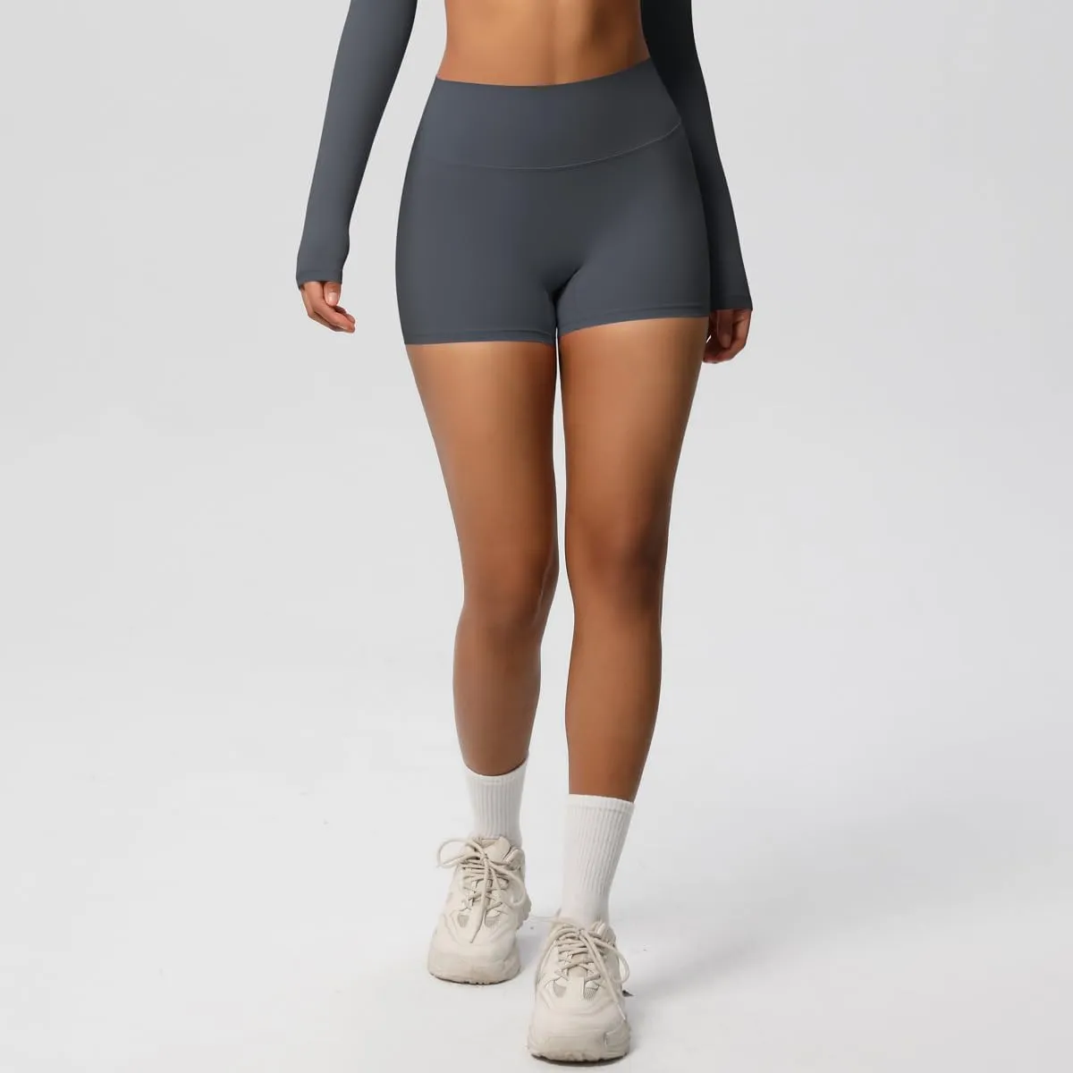Women's Sports Yoga Shorts High Waist Hip Lift Fitness Running Cycling Quick Dry Breathable Yoga Women's Yoga Shorts