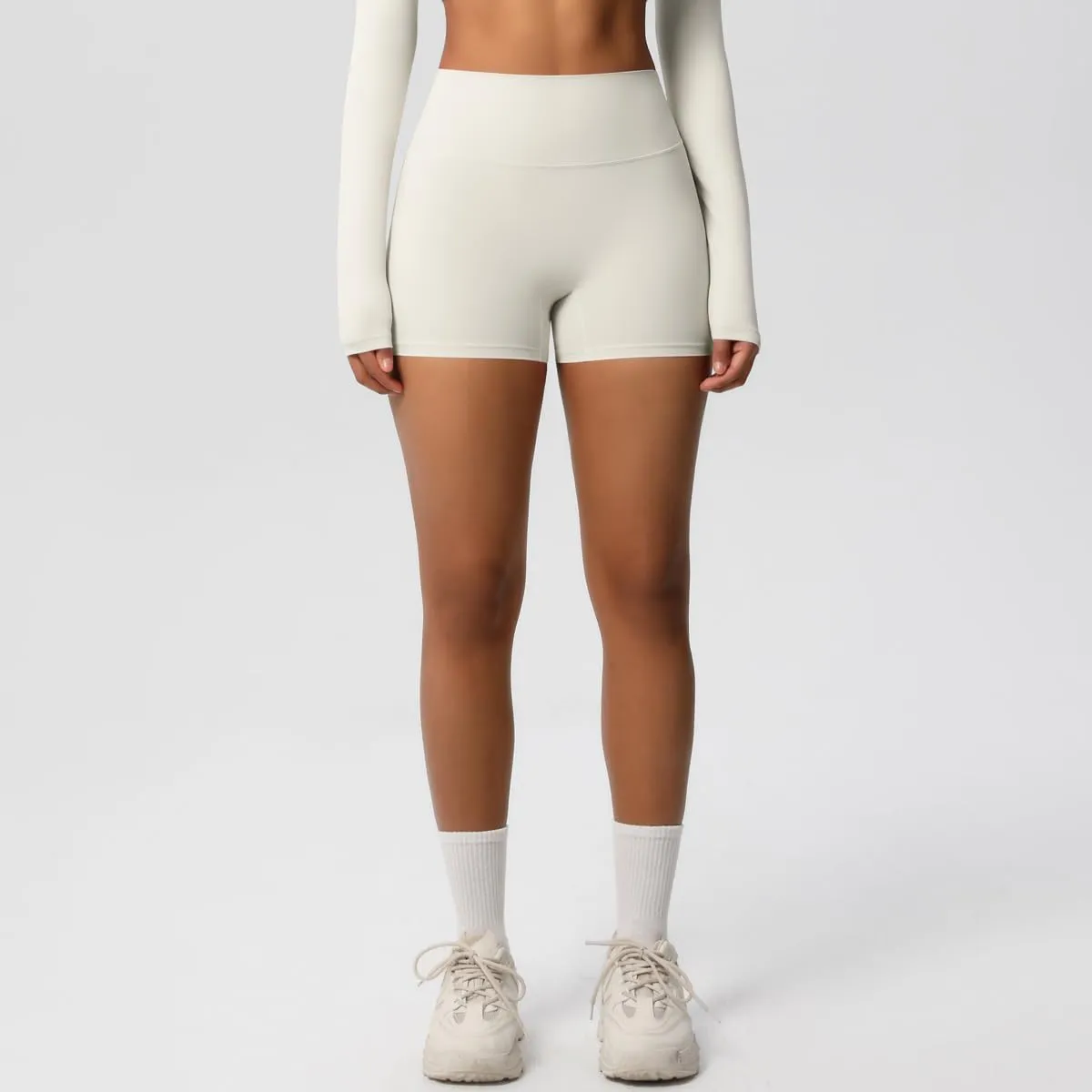 Women's Sports Yoga Shorts High Waist Hip Lift Fitness Running Cycling Quick Dry Breathable Yoga Women's Yoga Shorts